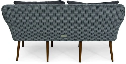 Комплект плетеной  мебели MOKKA RIMINI (стол кофейный, 2 кресла, софа 2 х-местная)