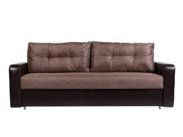 Диван еврокнижка Дублин 160 рогожка серая