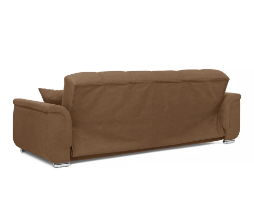 Диван прямой, книжка "Стамбул", флок  коричневый, 120 ППУ+НПБ