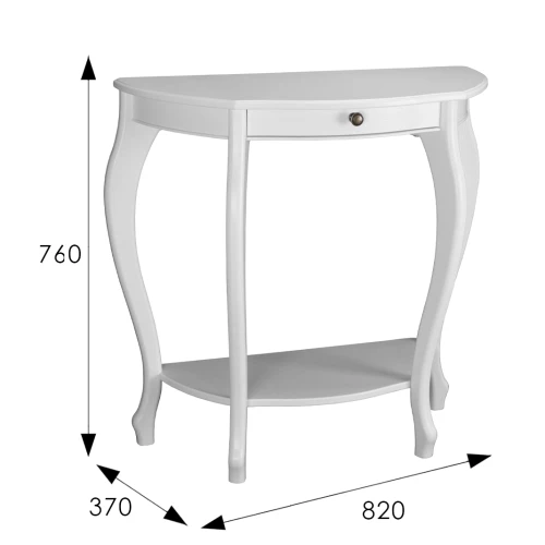 Консоль Элегант молочный дуб