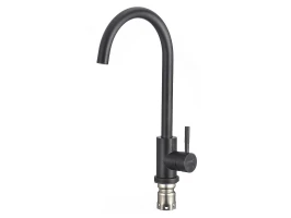 Смеситель для кухни 370/200 1Р Черный