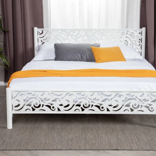 Кровать Парма 140*200, белая