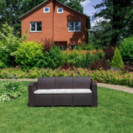 3-х местный диван LANA LUX коричневый