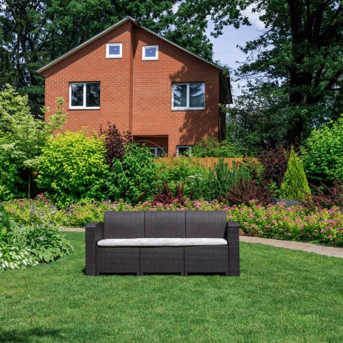 3-х местный диван LANA LUX коричневый