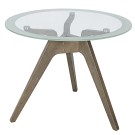 Стол журнальный Рилле 449 шимо/стекло прозрачное