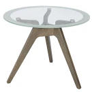 Стол журнальный Рилле 449 шимо/стекло прозрачное