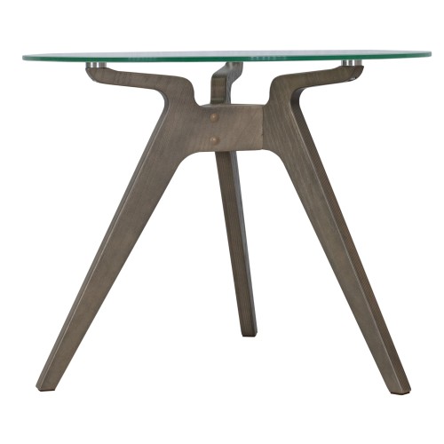 Стол журнальный Рилле 449 шимо/стекло прозрачное