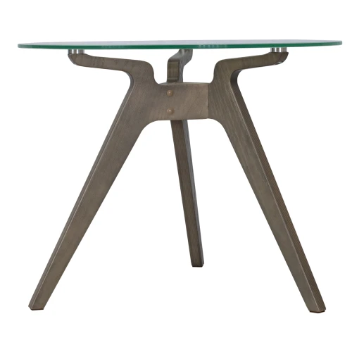 Стол журнальный Рилле 449 шимо/стекло прозрачное