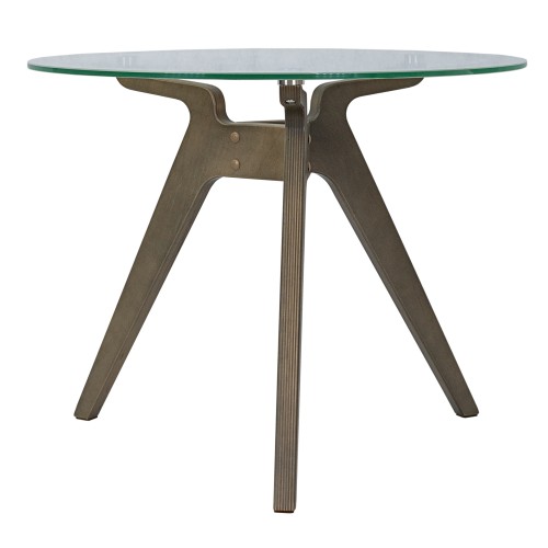 Стол журнальный Рилле 449 шимо/стекло прозрачное