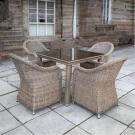 Комплект мебели T257B/Y490 Light brown (4+1) Комплект мебели T257B/Y490 Light brown (4+1)