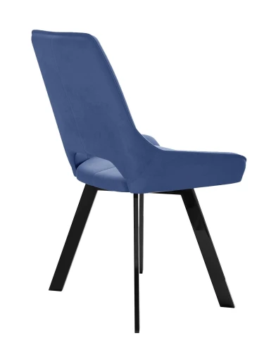 Стул DikLine 268 Z20 синий, ножки черные