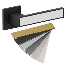 Ручка дверная BRAVO AS-302 SBlack/7D