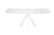 Стол DikLine DKU120 Керамика Белый мрамор/подстолье белое/опоры белые (2 уп.)