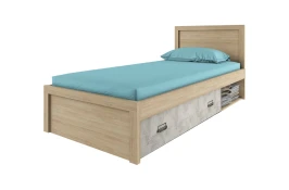 Кровать 90/D2, DIESEL , цвет дуб мадура/энигма