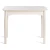 Стол CATERINA бук, мдф, 100+30x70x75, Ivory white