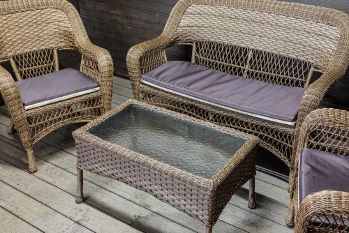 Комплект мебели из искусственного ротанга Мэдисон (Medison) Terrace Set с подушками на сидение