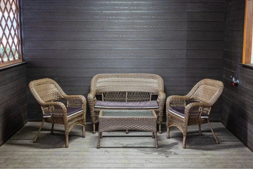 Комплект мебели из искусственного ротанга Мэдисон (Medison) Terrace Set с подушками на сидение