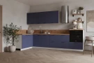 Кухонный гарнитур КГ Угловой 1500х3150 (с пм) , Ежевика  Арника РМ в.5
