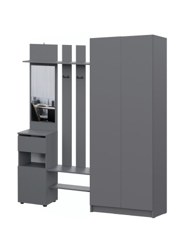 Прихожая Бали, Графит. Комплект 9