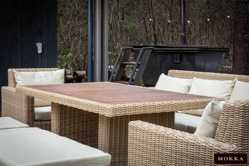 Комплект плетеной мебели MOKKA BELLA Family, соломенный
