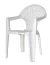 Кресло пластиковое «Барселона»  -  Белый