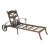 Шезлонг из литого алюминия Вилла(Villa)  -  Бронза