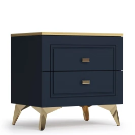 Тумба прикроватная Вега Сапфир синий