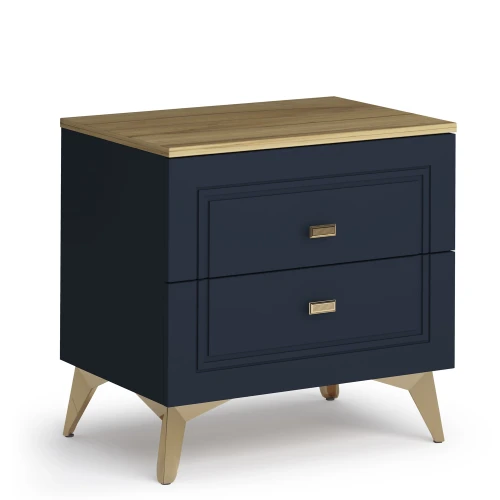 Тумба прикроватная Вега Сапфир синий