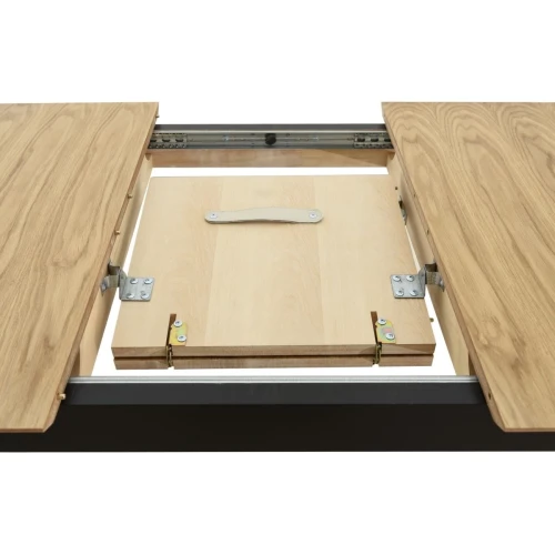 Стол «Плей» 140x80, дуб светлый/шоколад