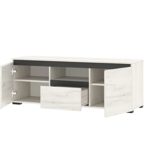 Стенка «Гретта-4», Крафт белый/Антрацит