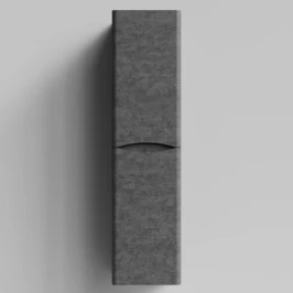 Пенал Адель 35 (2 двери) подвесной, Серый камень ПВХ 57806, правый