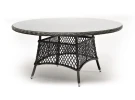 "Эспрессо" плетеный круглый стол, диаметр 150 см, цвет графит "Эспрессо" плетеный круглый стол, диаметр 150 см, цвет графит