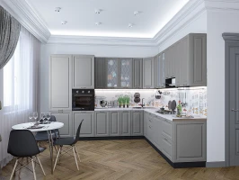 Готовый кухонный гарнитур Ницца-04 Графит