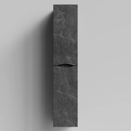 Пенал Лайт 30 подвесной, Мрамор Графит софт тач ПВХ 4044-3, правый