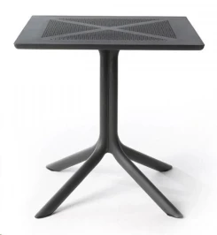 DT955 Стол пластиковый ЧЕРНЫЙ 80*80*75