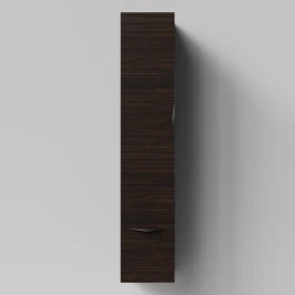 Пенал Марко 30 подвесной, дверь и ящик, ручки Черные, Палисандр ПВХ 43101, левый