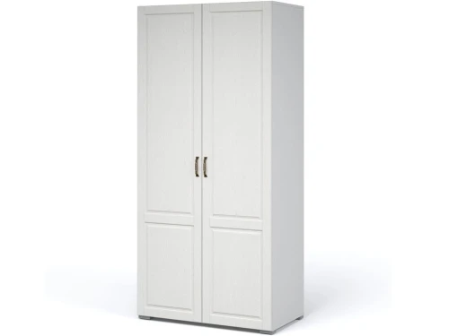 Шкаф «Лацио» 2д, Белый/Белое дерево