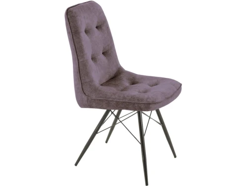 Обеденная группа (Стол Корсика Мрамор светлый и 4 Бордо Милано 09), черный