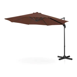 Садовый алюминиевый зонт Фицпатрик боковой  -  Шоколад
