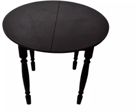 Стол круглый раздвижной СМ ДСП венге