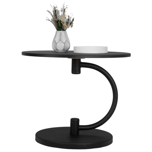 Стол журнальный Дуэт 13 черный/черный элит