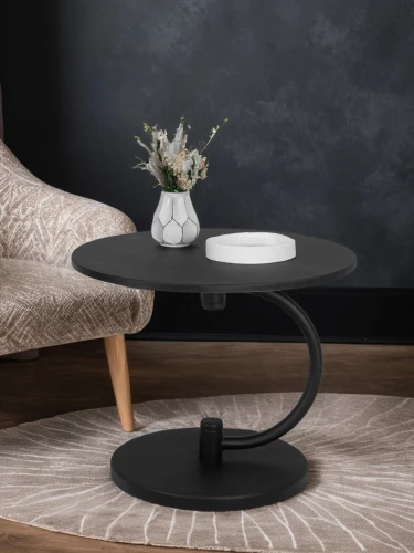 Стол журнальный Дуэт 13 черный/черный элит