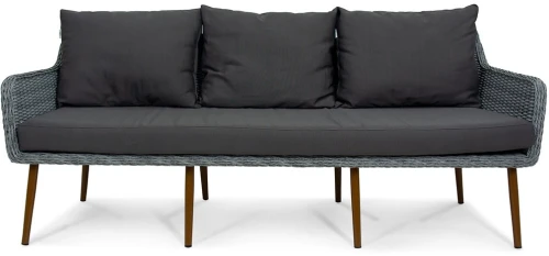 Комплект плетеной мебели MOKKA RIMINI (стол кофейный, 2 кресла, софа 3 х-местная)