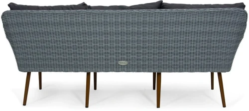 Комплект плетеной мебели MOKKA RIMINI (стол кофейный, 2 кресла, софа 3 х-местная)