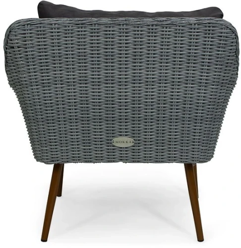 Комплект плетеной мебели MOKKA RIMINI (стол кофейный, 2 кресла, софа 3 х-местная)