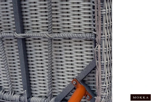 Комплект плетеной мебели MOKKA RIMINI (стол кофейный, 2 кресла, софа 3 х-местная)