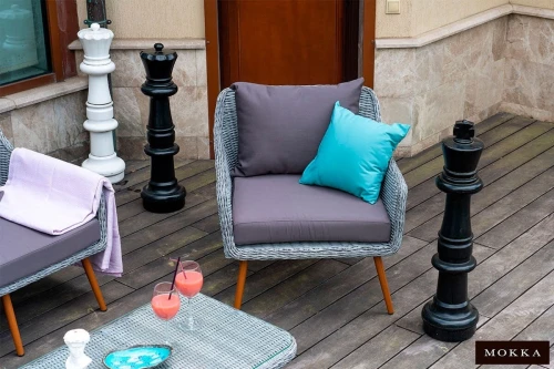 Комплект плетеной мебели MOKKA RIMINI (стол кофейный, 2 кресла, софа 3 х-местная)