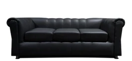 Диван Брайтон  3- х местный, черный