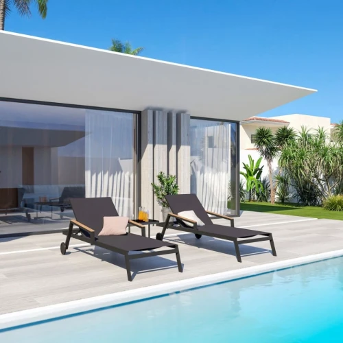 Шезлонг SPONDA карбон