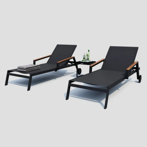 Шезлонг SPONDA карбон